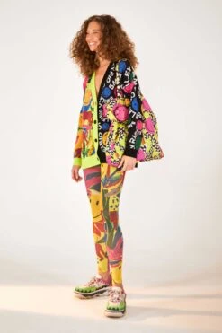 Farm Rio Mixed Prints Smiley® Cardigan -Farm Rio Fashion Store 305156 04