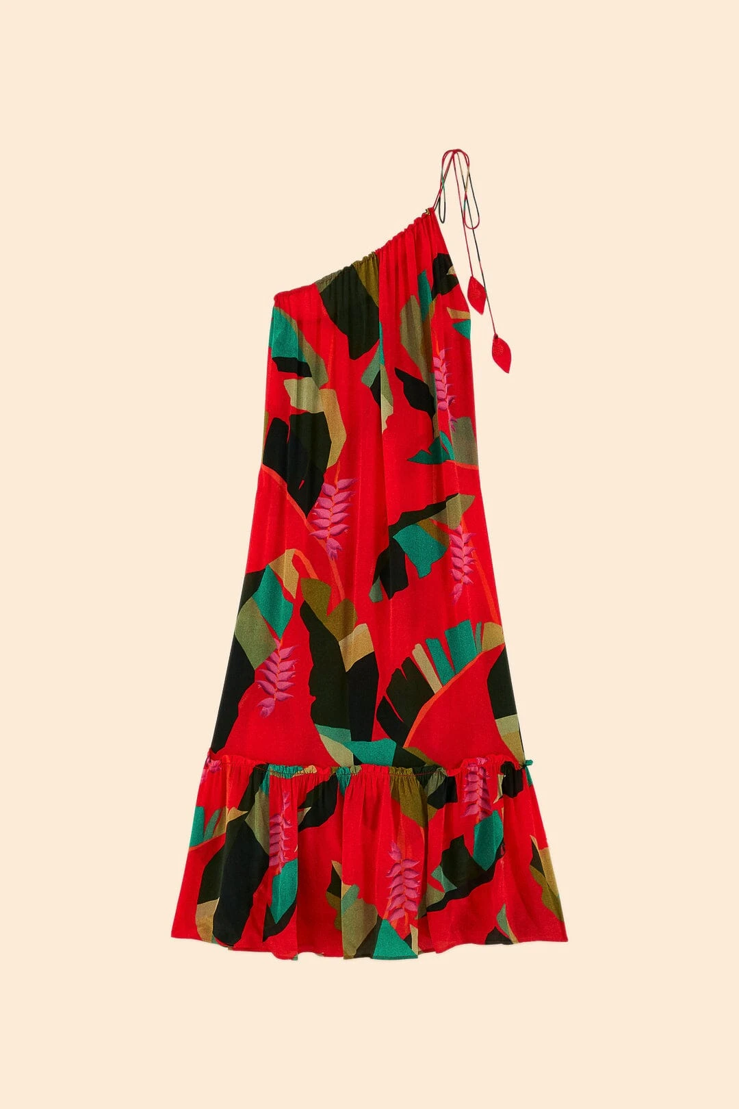 Farm Rio Red Heliconia Maxi Dress 8 Farm Rio Red Heliconia Maxi Dress - Image 6