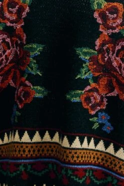 Farm Rio Black Flower Tapestry Cardigan 10 Farm Rio Black Flower Tapestry Cardigan -Farm Rio Fashion Store 305387 05