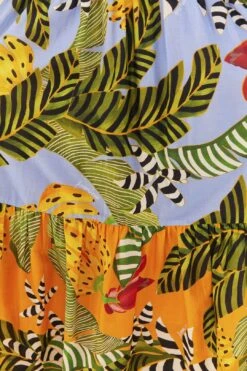 Farm Rio Mixed Striped Bananas Maxi Dress -Farm Rio Fashion Store 305797 05 1