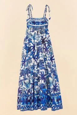 Farm Rio Sweet Rio Tie Strap Maxi Dress -Farm Rio Fashion Store 306061 06