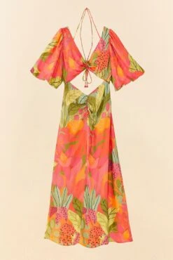 Farm Rio Sweet Forest Lenzing™ Ecovero™ Viscose Midi Dress -Farm Rio Fashion Store 306063 06