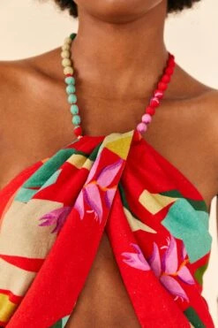 Farm Rio Red Heliconia Crop Top 8 Farm Rio Red Heliconia Crop Top -Farm Rio Fashion Store 306084 04