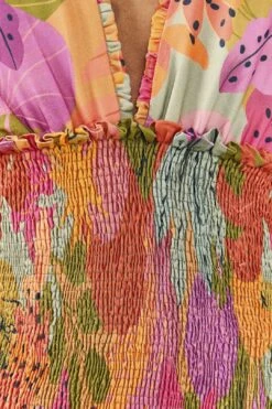 Farm Rio Sweet Forest Long Sleeve Mini Dress -Farm Rio Fashion Store 306085 04