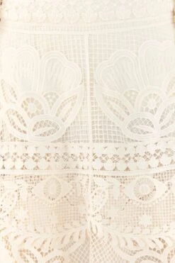 Farm Rio Off White Alucina Luz Guipire Midi Skirt 9 Farm Rio Off White Alucina Luz Guipire Midi Skirt -Farm Rio Fashion Store 306107 04