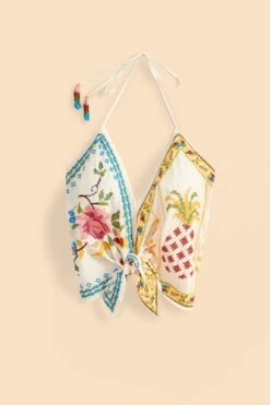 Farm Rio Grandma Gift Embroidered Halter Blouse 13 Farm Rio Grandma Gift Embroidered Halter Blouse -Farm Rio Fashion Store 306113 06