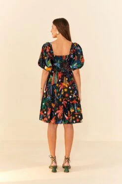Farm Rio Zodiac Organic Cotton Mini Dress -Farm Rio Fashion Store 306150 03