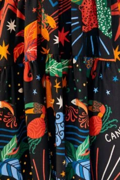 Farm Rio Zodiac Organic Cotton Mini Dress -Farm Rio Fashion Store 306150 05