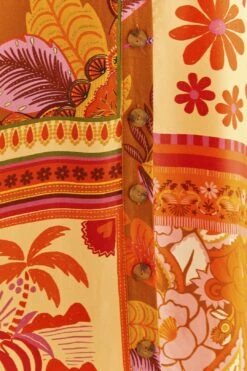 Farm Rio Forest Mixed Scarves Lenzing™ Ecovero™ Viscose Shirtdress 11 Farm Rio Forest Mixed Scarves Lenzing™ Ecovero™ Viscose Shirtdress -Farm Rio Fashion Store 306157 05