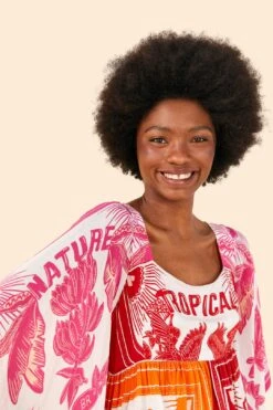 Farm Rio Tropical Dream Mini Dress -Farm Rio Fashion Store 306192 03