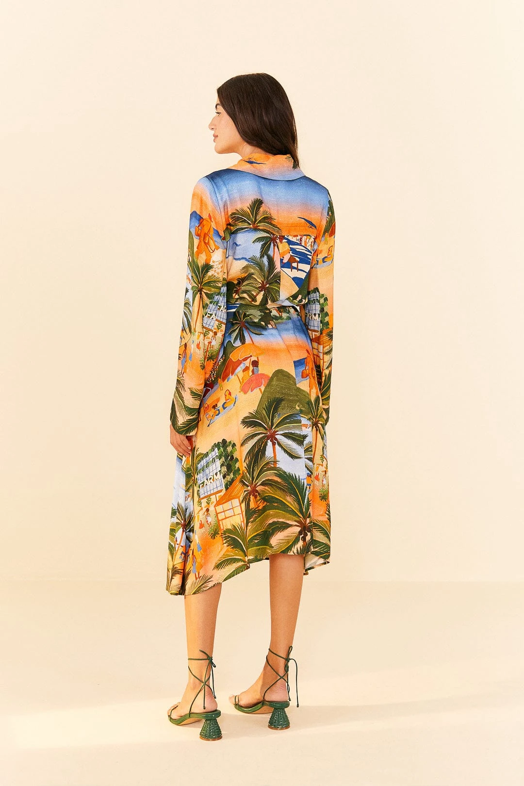 Farm Rio Carioca Lenzing™ Ecovero™ Viscose Midi Dress 4 Farm Rio Carioca Lenzing™ Ecovero™ Viscose Midi Dress - Image 2