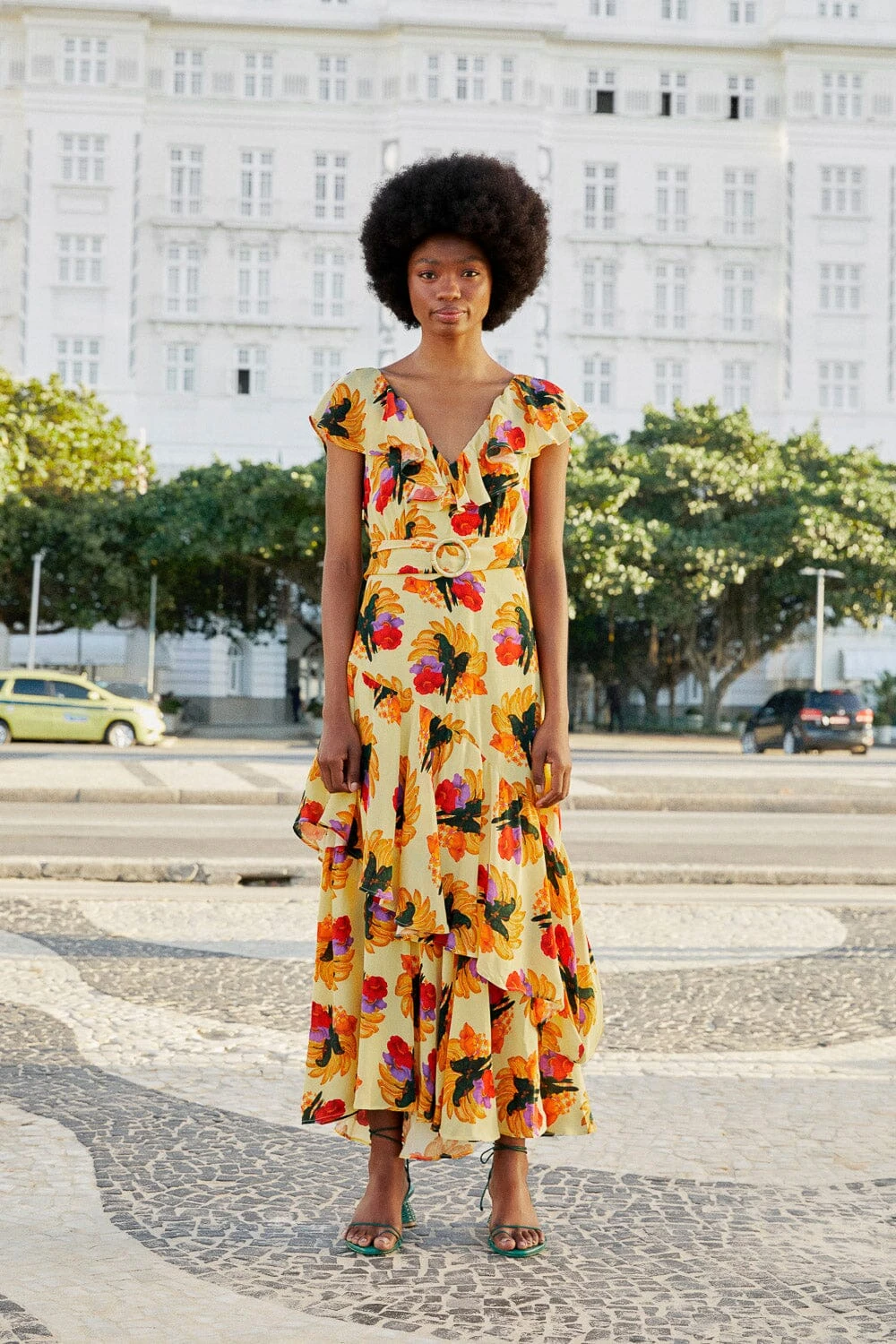 Farm Rio Banana Nest Midi Dress 3 Farm Rio Banana Nest Midi Dress