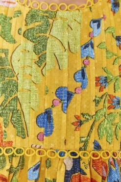 Farm Rio Yellow Summer Garden Blouse -Farm Rio Fashion Store 306228 05