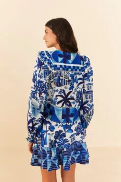 Farm Rio Sweet Rio Long Sleeve Blouse -Farm Rio Fashion Store 306236 04