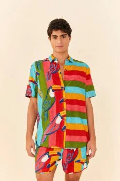 Farm Rio Wonderful Toucans Unisex Shorts 16 Farm Rio Wonderful Toucans Unisex Shorts -Farm Rio Fashion Store 306244 06