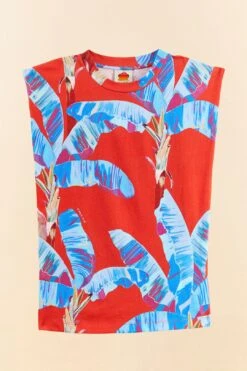 Farm Rio Red Sweet Jungle Organic Cotton T-Shirt 13 Farm Rio Red Sweet Jungle Organic Cotton T-Shirt -Farm Rio Fashion Store 306256 06