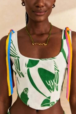 Farm Rio Off-White Rainbow Toucans Crop Top 9 Farm Rio Off-White Rainbow Toucans Crop Top -Farm Rio Fashion Store 306280 03