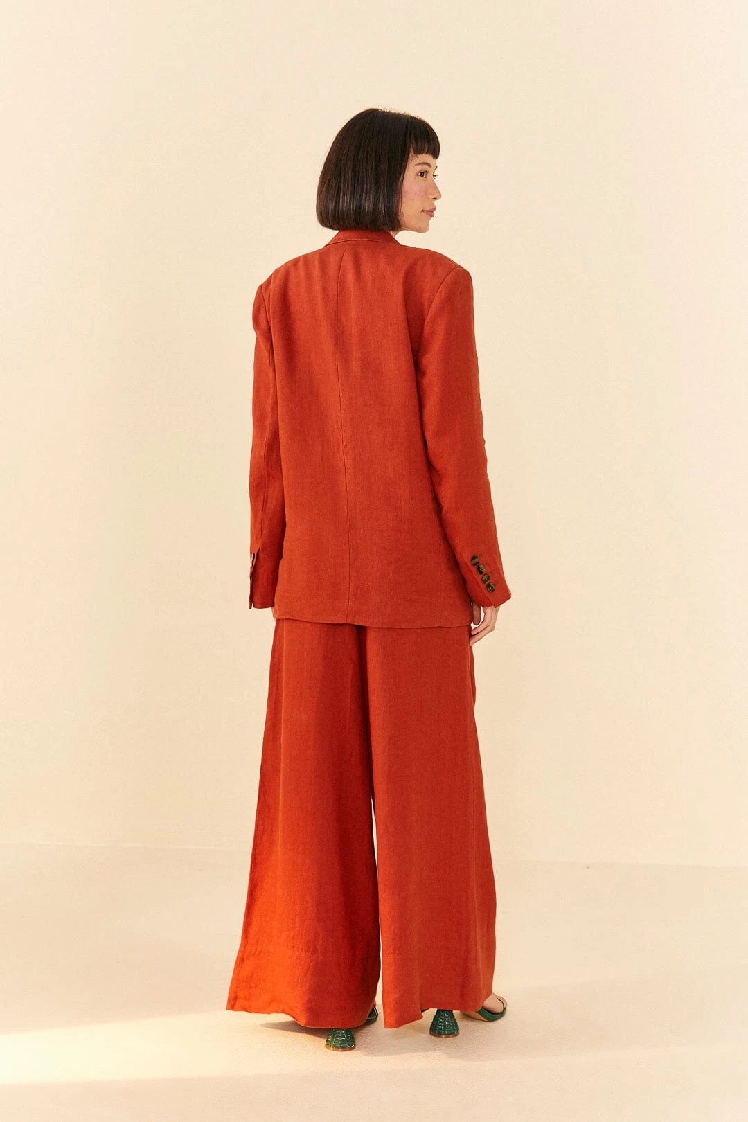 Farm Rio Brown Blazer 6 Farm Rio Brown Blazer - Image 4