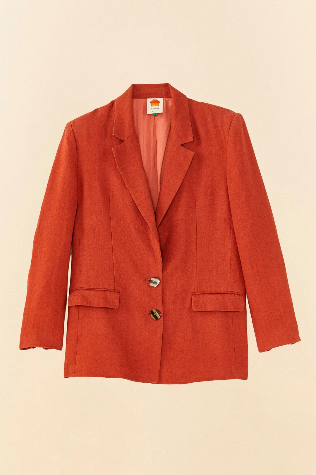 Farm Rio Brown Blazer 8 Farm Rio Brown Blazer - Image 6