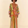 Farm Rio Rainbow Stripes Kimono -Farm Rio Fashion Store 306297 02