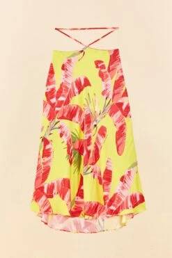 Farm Rio Lime Sweet Jungle Lenzing™ Ecovero™ Viscose Skirt -Farm Rio Fashion Store 306304 06