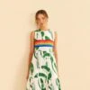 Farm Rio Off-White Rainbow Toucans Organic Cotton Maxi Dress 2 Farm Rio Off-White Rainbow Toucans Organic Cotton Maxi Dress -Farm Rio Fashion Store 306321 01