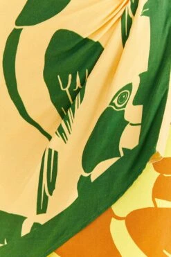 Farm Rio Mixed Rainbow Toucans Lenzing™ Ecovero™ Viscose Mini Skirt -Farm Rio Fashion Store 306338 05