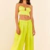 Farm Rio Lime Green Pants -Farm Rio Fashion Store 306349 01