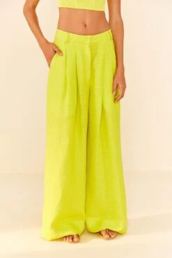 Farm Rio Lime Green Pants -Farm Rio Fashion Store 306349 03