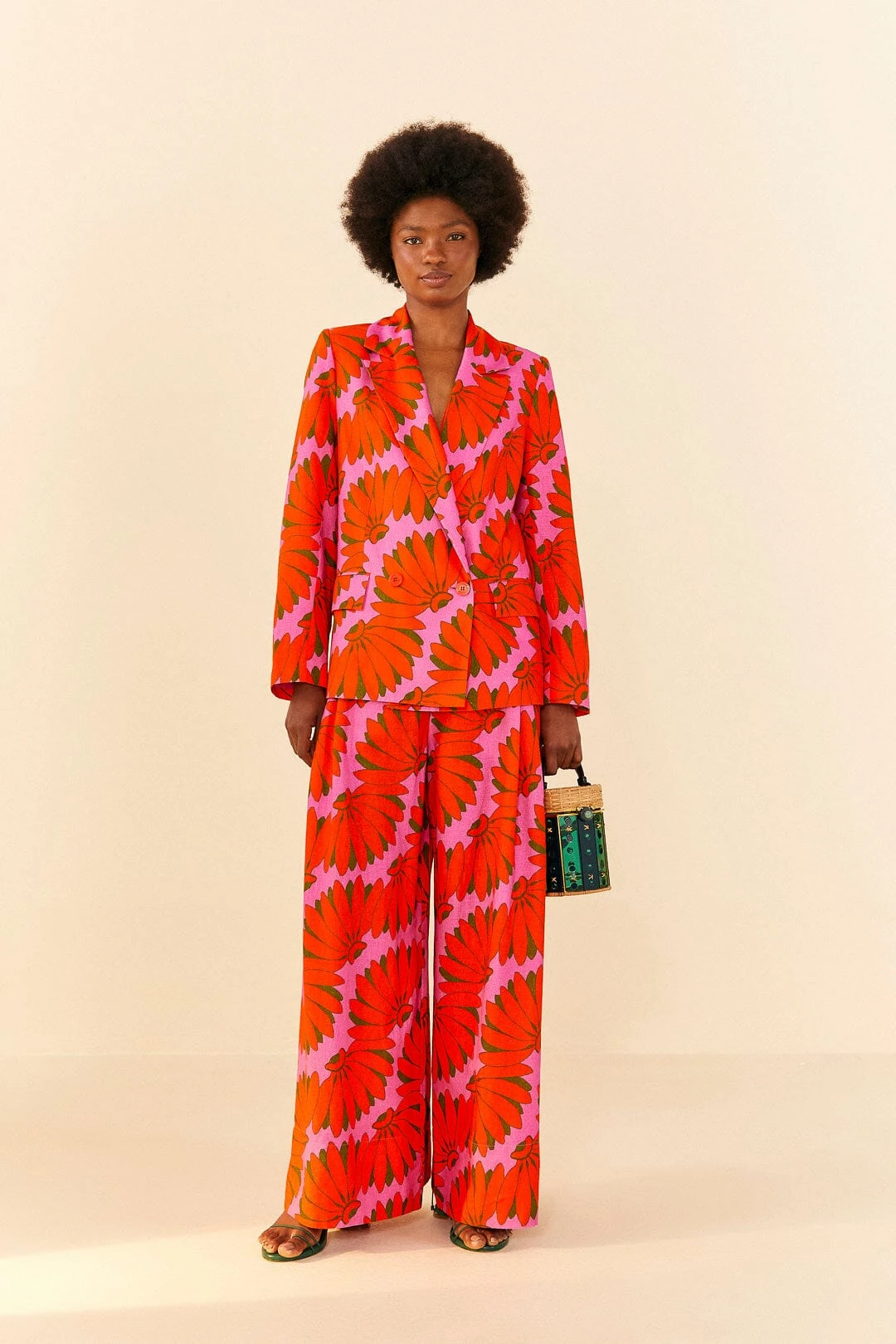 Farm Rio Pink Copacabana Blazer 4 Farm Rio Pink Copacabana Blazer - Image 2