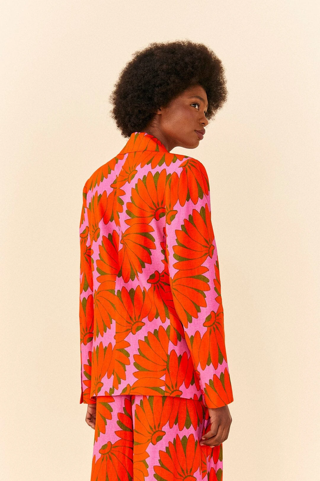 Farm Rio Pink Copacabana Blazer 6 Farm Rio Pink Copacabana Blazer - Image 4