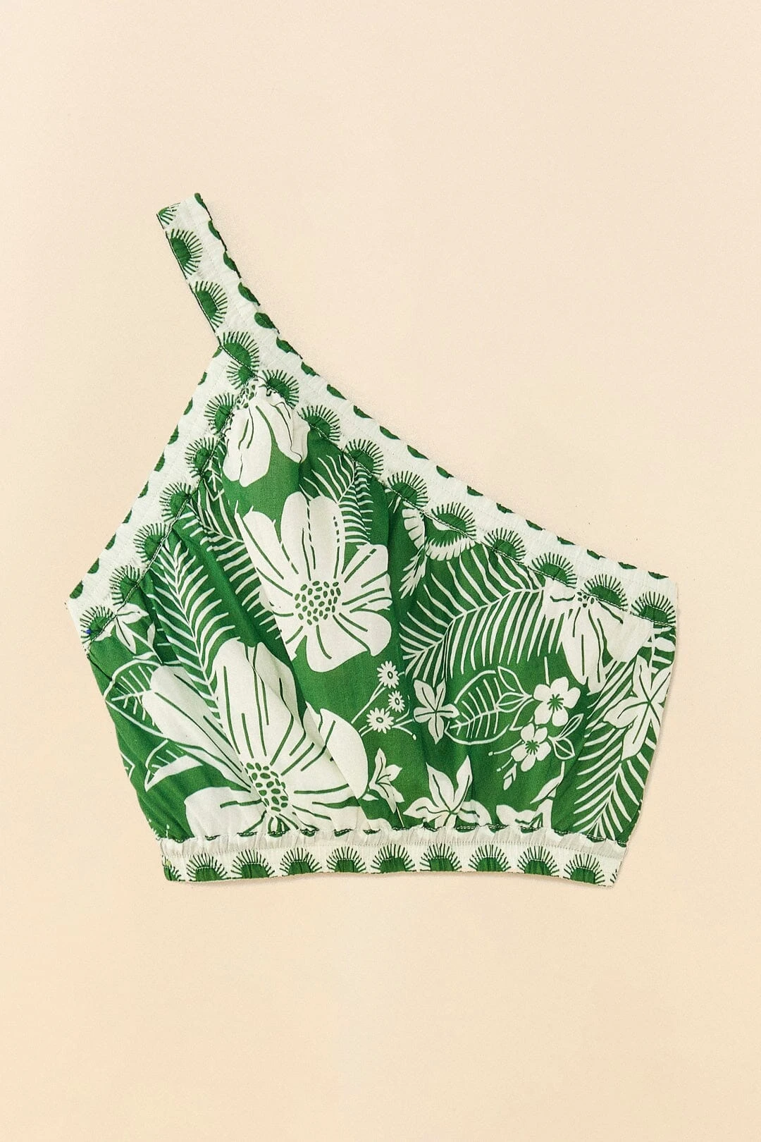 Farm Rio Off-White Macaw Elegance Crop Top 7 Farm Rio Off-White Macaw Elegance Crop Top - Image 5