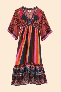 Macaw Show Maxi Dress 11 Macaw Show Maxi Dress -Farm Rio Fashion Store 306389