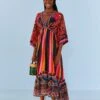 Macaw Show Maxi Dress -Farm Rio Fashion Store 306389 01