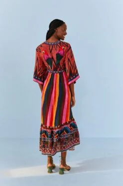 Macaw Show Maxi Dress 9 Macaw Show Maxi Dress -Farm Rio Fashion Store 306389 04