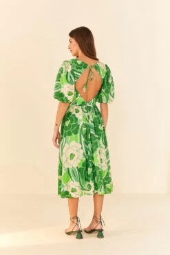 Farm Rio Tropical Groove Midi Dress -Farm Rio Fashion Store 306391 04