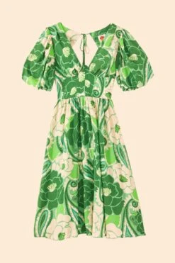 Farm Rio Tropical Groove Midi Dress -Farm Rio Fashion Store 306391 06