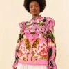 Farm Rio Pink Leopard Forest Blouse 2 Farm Rio Pink Leopard Forest Blouse -Farm Rio Fashion Store 306648 01