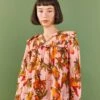 Farm Rio Pink Mango Trees Blouse 2 Farm Rio Pink Mango Trees Blouse -Farm Rio Fashion Store 306655 01