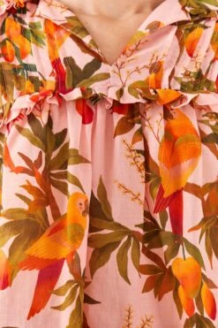 Farm Rio Pink Mango Trees Blouse -Farm Rio Fashion Store 306655 05