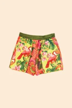 Farm Rio Orange Blooming GardenSweatshorts -Farm Rio Fashion Store 306673 06