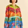 Farm Rio Mixed Prints Windbreaker -Farm Rio Fashion Store 306685 01