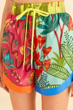 Farm Rio Mixed Prints Nylon Shorts 9 Farm Rio Mixed Prints Nylon Shorts -Farm Rio Fashion Store 306686 03