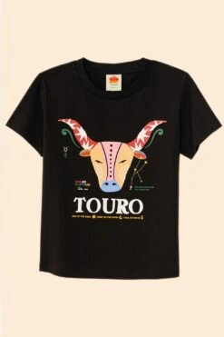 Farm Rio Taurus Zodiac Organic Cotton T-Shirt -Farm Rio Fashion Store 306690 06