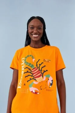 Farm Rio Scorpio Zodiac Organic Cotton T-Shirt