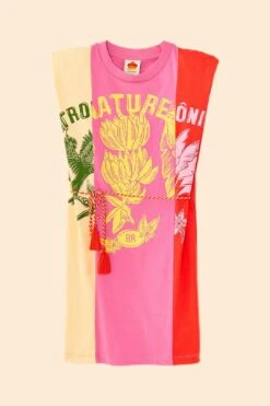 Farm Rio Mixed Prints Organic Cotton Mini Dress -Farm Rio Fashion Store 306714 06