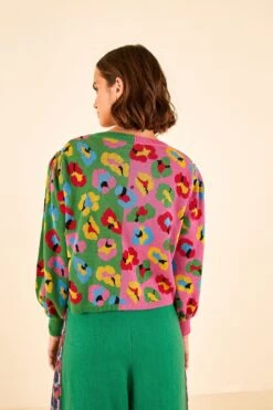 Farm Rio Mixed Fun Leopards Sweater -Farm Rio Fashion Store 306726 04
