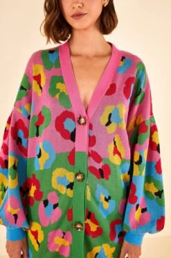 Farm Rio Mixed Fun Leopards Cardigan -Farm Rio Fashion Store 306730 03