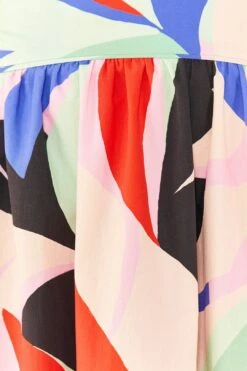 Farm Rio Colorful Monstera Midi Skirt -Farm Rio Fashion Store 306895 05
