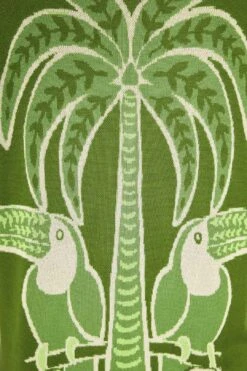 Farm Rio Green Summer Sunrise Lenzing™ Ecovero™ Viscose Knit Shirt -Farm Rio Fashion Store 306911 05